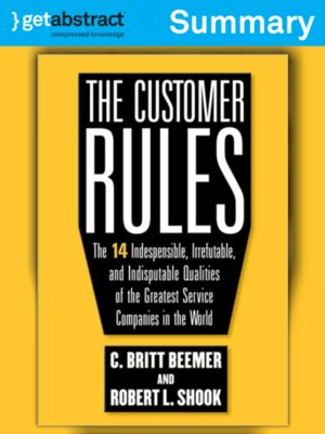 cover image of The Customer Rules (Summary)